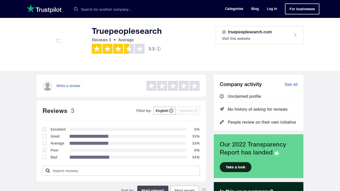 Truepeoplesearch Reviews | Read Customer Service Reviews of ...